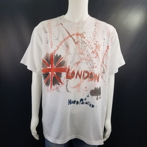 Street Art London Hand Painted T Shirt Psychedelic - Picture 5 of 5